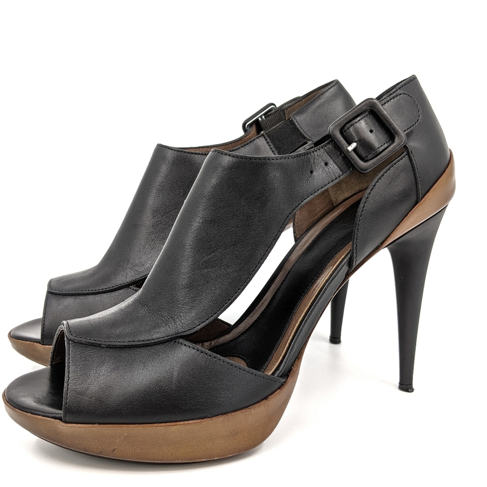 Marni Platform Pumps Stiletto Heels Leather Sz 40